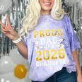 Proud Dad Of A 2026 Graduate Shirt Class Of 2026 Graduation Comfort Color Blast T-Shirt Amethyst