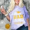 Proud Dad Of A Class 2025 Kindergarten Graduate Graduation Comfort Color Blast T-Shirt Amethyst