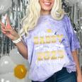 Proud Daddy Of Two 2023 Graduate Class 2023 Graduation Comfort Color Blast T-Shirt Amethyst