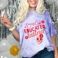 Proud Educated Latina Graduation Masters Degree PhD Comfort Color Blast T-Shirt Amethyst