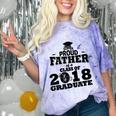 Proud Father Of A Class Of 2018 Graduate Tee Graduation Z1 Comfort Color Blast T-Shirt Amethyst