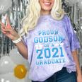 Proud Godson Of a 2021 Graduate School Graduation Family Comfort Color Blast T-Shirt Amethyst