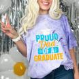 Proud Graduation Dad Father Of Graduates Comfort Color Blast T-Shirt Amethyst