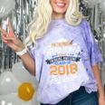 Proud Grandma Of A 2018 Graduate Shirt Graduation Grad Class Comfort Color Blast T-Shirt Amethyst