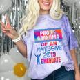 Proud Grandma Of A 2019 Graduate Senior Class Graduation Comfort Color Blast T-Shirt Amethyst