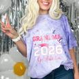 Proud Grandma Of A 2026 Senior Class Of 2026 Graduation Comfort Color Blast T-Shirt Amethyst