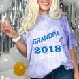 Proud Grandpa Of 2018 Senior T-Shirt Student Graduation Comfort Color Blast T-Shirt Amethyst