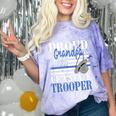 Proud Grandpa Of a State Trooper Police Officer Graduation Comfort Color Blast T-Shirt Amethyst
