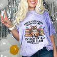 Proud Introverted Book Club Anti Social Reader Pet Cat Comfort Color Blast T-Shirt Amethyst Proud Introverted Book Club Anti Social Reader Pet Cat Comfort Color Blast T-Shirt Amethyst