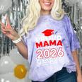 Proud Mama Of A 2026 Graduate Class Of 2026 Mom Graduation Comfort Color Blast T-Shirt Amethyst