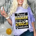 Proud Mamaw Of 2023 Graduate Class 2023 Graduation Family Comfort Color Blast T-Shirt Amethyst