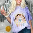 Proud Mimi Of a Class Of 2022 Graduate Graduation Rainbow Comfort Color Blast T-Shirt Amethyst