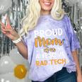 Proud Mom Of An Awesome Rad Tech Graduation Matching Family Comfort Color Blast T-Shirt Amethyst