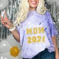 Proud Mom Of a Class Of 2021 Graduate Graduation Senior 2021 Comfort Color Blast T-Shirt Amethyst