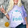 Proud Mom Of a Class Of 2021 Senior Graduate Graduation Comfort Color Blast T-Shirt Amethyst
