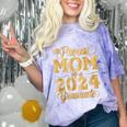 Proud Mom Of a Class Of 2024 Graduate Senior Graduation Comfort Color Blast T-Shirt Amethyst