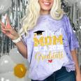 Proud Mom Of A Class Of 2026 Graduate Senior Gold Graduation Comfort Color Blast T-Shirt Amethyst