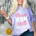 Proud Mom Of The Graduate Senior Class 2019 Graduation Party Comfort Color Blast T-Shirt Amethyst