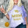 Proud Mom Of Two 2024 Graduate Class 2024 Graduation Family Comfort Color Blast T-Shirt Amethyst
