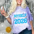 Proud Myself Of A Class Of 2026 Graduate Senior Graduation Comfort Color Blast T-Shirt Amethyst