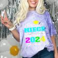 Proud Niece Of Kindergarten Graduate 2024 Graduation Niece Comfort Color Blast T-Shirt Amethyst