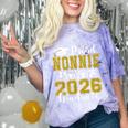Proud Nonnie Of a Class Of 2026 Graduate Graduation 2026 Comfort Color Blast T-Shirt Amethyst