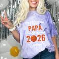 Proud PAPA Of 2026 Senior Basketball Student Graduation Comfort Color Blast T-Shirt Amethyst