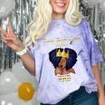 Proud Queen PhD Doctorate Degree Graduation T-Shirt Comfort Color Blast T-Shirt Amethyst