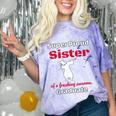 Proud Sister Of 2018 Graduate Dabbing Graduation Comfort Color Blast T-Shirt Amethyst