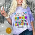 Proud SISTER Of a 2025 Kindergarten Graduate Graduation Comfort Color Blast T-Shirt Amethyst