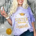 Proud Sister Of 2026 Graduate College Graduation Hat Party Comfort Color Blast T-Shirt Amethyst