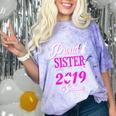 Proud SISTER Of A Class 2019 Senior Tshirt Graduation Comfort Color Blast T-Shirt Amethyst