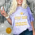 Proud Step Dad Of 2025 College Graduate Family 25 Graduation Comfort Color Blast T-Shirt Amethyst