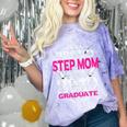 Proud Step Mom Of 2019 Graduate Class 2019 Tshirt Graduation Comfort Color Blast T-Shirt Amethyst