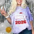 Proud Uncle Of A 2026 Graduate Senior Family Graduation Comfort Color Blast T-Shirt Amethyst