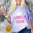 Proud Uncle Of a Class Of 2026 Graduate For Graduation Comfort Color Blast T-Shirt Amethyst
