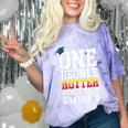 Psychology Graduation Shirt Hotter By One Degree University Comfort Color Blast T-Shirt Amethyst