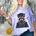 Raccoon Graduation Comfort Color Blast T-Shirt Amethyst