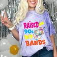 Raised On 90s Boy Bands Nostalgia Love Women Men Comfort Color Blast T-Shirt Amethyst