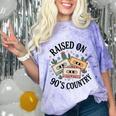 Raised On 90's Country Music Lover Nostalgia Retro Vibe Premium Tri-Blend Comfort Color Blast T-Shirt Amethyst