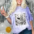 Reading Time At Last Book Lover Introvert Skeleton Reading Comfort Color Blast T-Shirt Amethyst