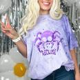 Recluse Pastel Goth Spider Shy Introvert Creepy Cute Kawaii Comfort Color Blast T-Shirt Amethyst