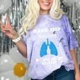 Respiratory Therapist Appreciation RT School Graduation Comfort Color Blast T-Shirt Amethyst