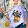 Retro 90s Boombox Nostalgia Party For Music Lovers Men Women Comfort Color Blast T-Shirt Amethyst