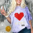 Retro Gamer 1 Life Pixel Heart – 8-Bit Gaming Nostalgia Comfort Color Blast T-Shirt Amethyst