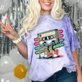 Retro Old Cassette Tape Cartoon With Walker Nostalgia Premium Tri-Blend Comfort Color Blast T-Shirt Amethyst