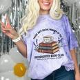 Retro Proud Introverted Book Club Anti Social Reader Comfort Color Blast T-Shirt Amethyst