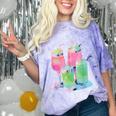 Retro Soft Drinks 80s 90s Nostalgia Cute Anime Aesthetic Tee Comfort Color Blast T-Shirt Amethyst