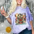 Retro Tech Stack 80s 90s Nostalgia Analog Devices Comfort Color Blast T-Shirt Amethyst