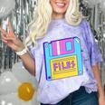 Retro TechnologyOld School Floppy Nostalgia 90s Generation Comfort Color Blast T-Shirt Amethyst Retro TechnologyOld School Floppy Nostalgia 90s Generation Comfort Color Blast T-Shirt Amethyst